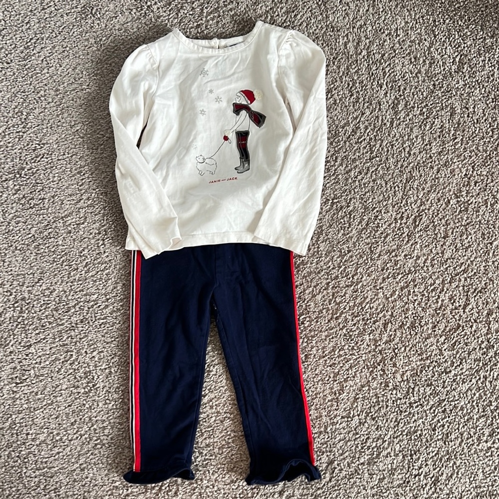Janie and Jack 2 piece set. Size 3T